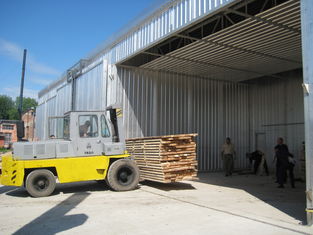Equipos de madera impermeables del horno de sequía, secando la puerta deslizante de elevación de la madera de construcción de la madera dura